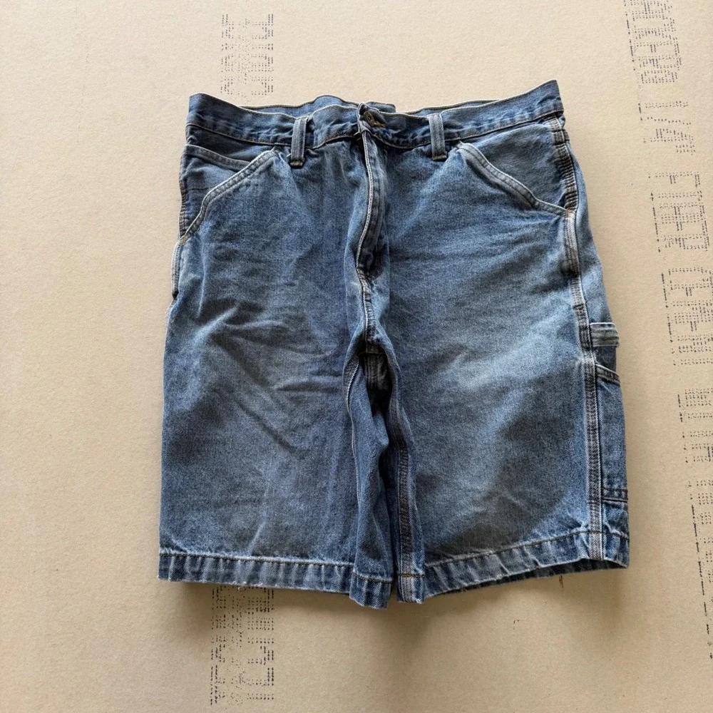 Y2K Baggy Faded Glory Denim Skater Carpenter Shorts